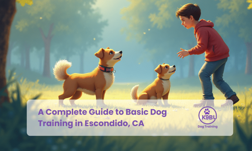 A Complete Guide to Basic Dog Training in Escondido, CA